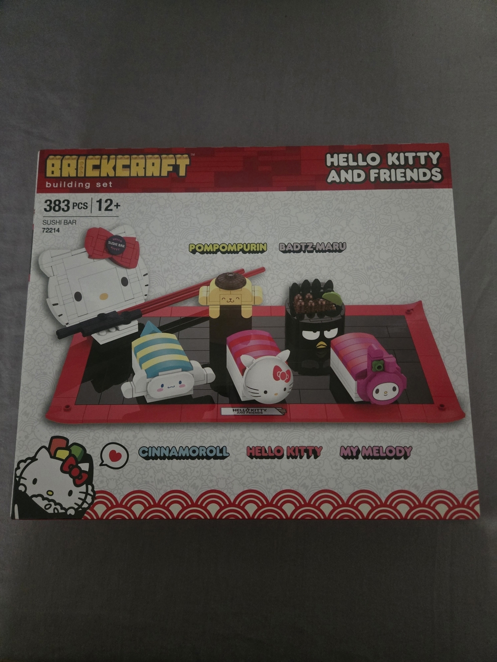 Sanrio Hello Kitty and Friends Building Set - Red, Black, White, Pink
